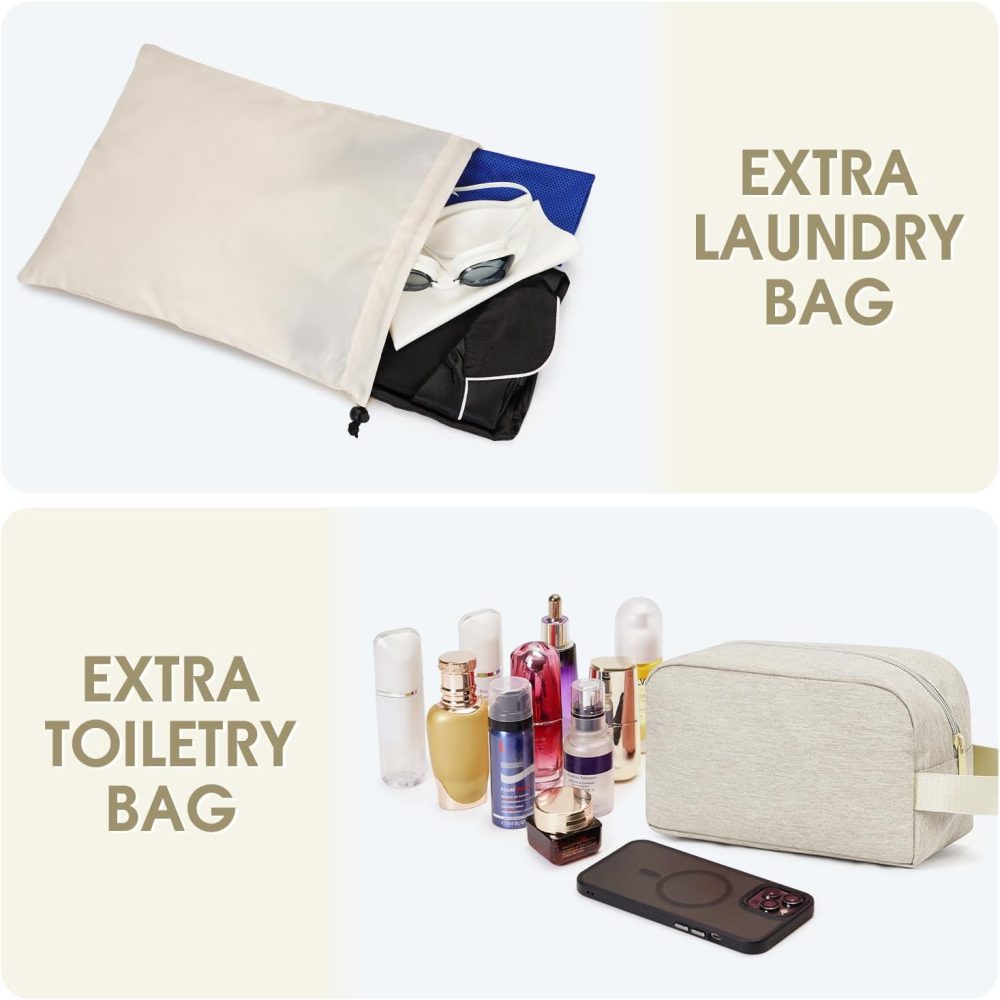 For Spirit Airlines 18x14x8 Personal Item Bag Underseat Carry On Bag with Wet Pocket & Shoe Compartment & USB Charging Port - Image 6
